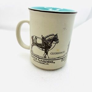 Vintage BUSCH GARDENS - WILLIAMSBURG, VA., Ceramic Cup Mug